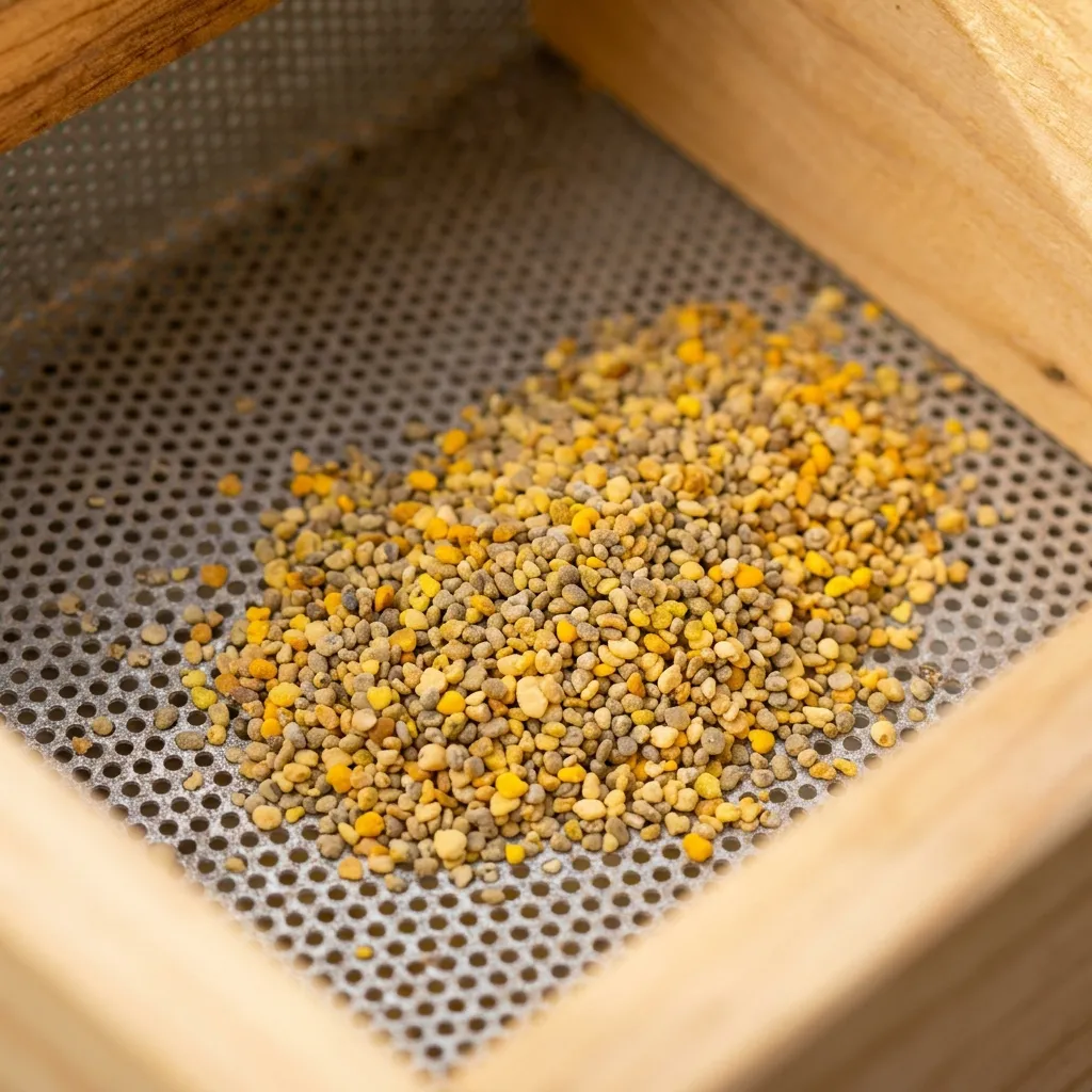 Polen de abeja recién recolectado